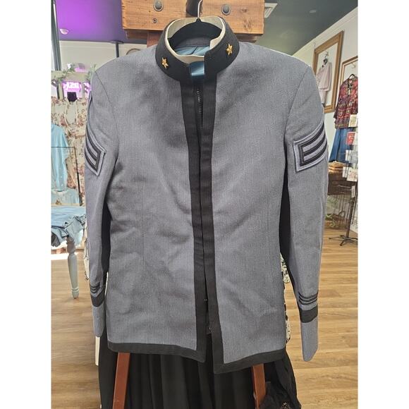 Military Academy West Point Men's Cadet Gray Wool Uniform Jacket Coat 37 20 1/2 - Picture 1 of 11